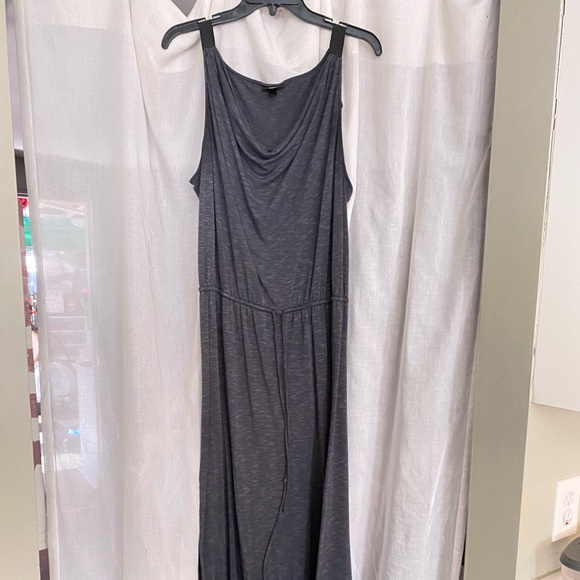Mossimo Dark Grey Grecian Maxi dress XL - Picture 1 of 3